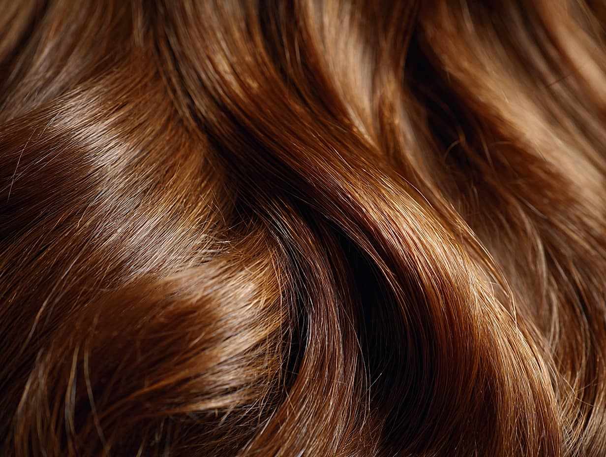 Glossy, healthy hair after protein hair treatment