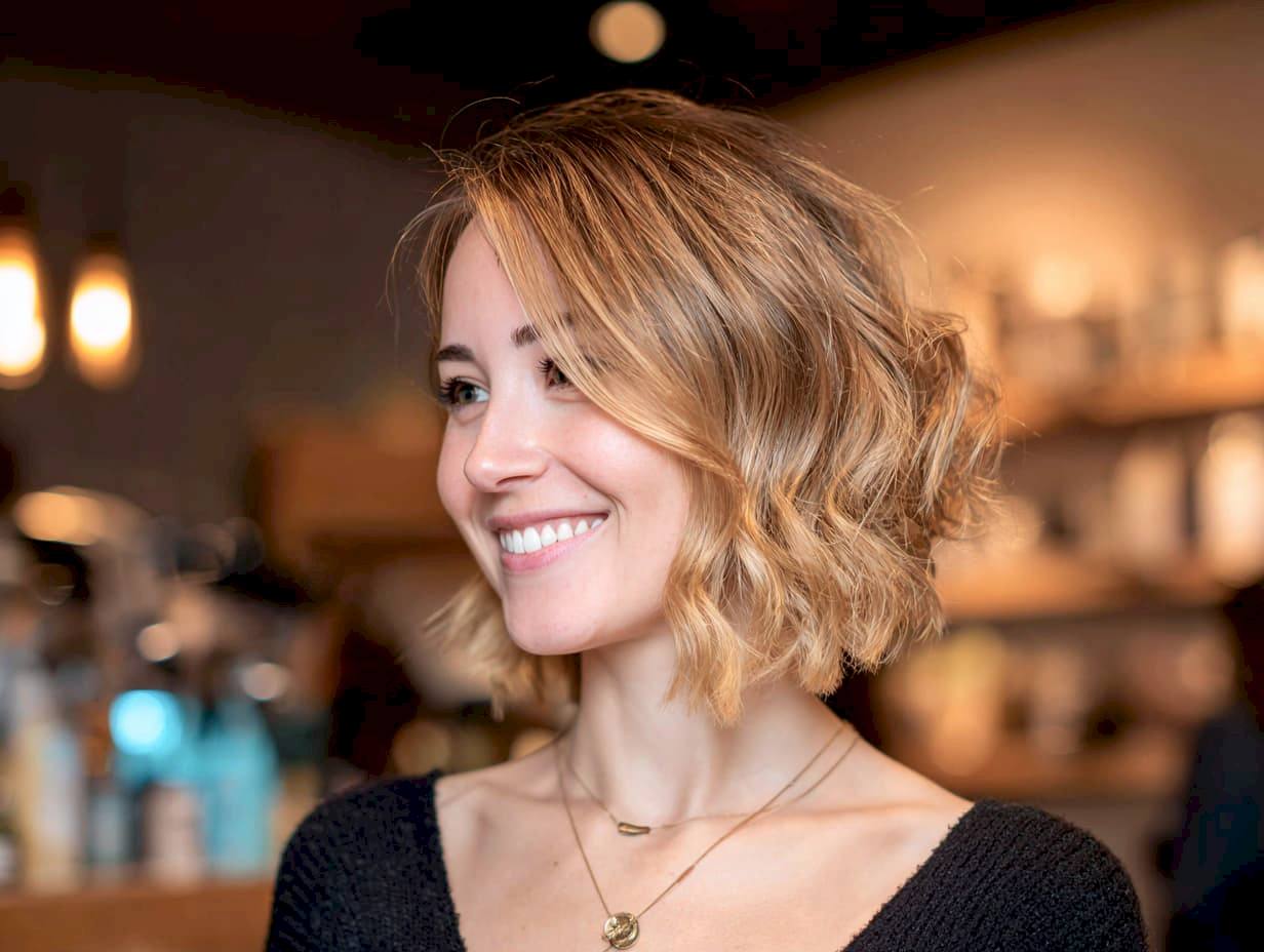 Kadın bob kesim saç, 2025 kısa saç trendleri, modern stil, İstanbul