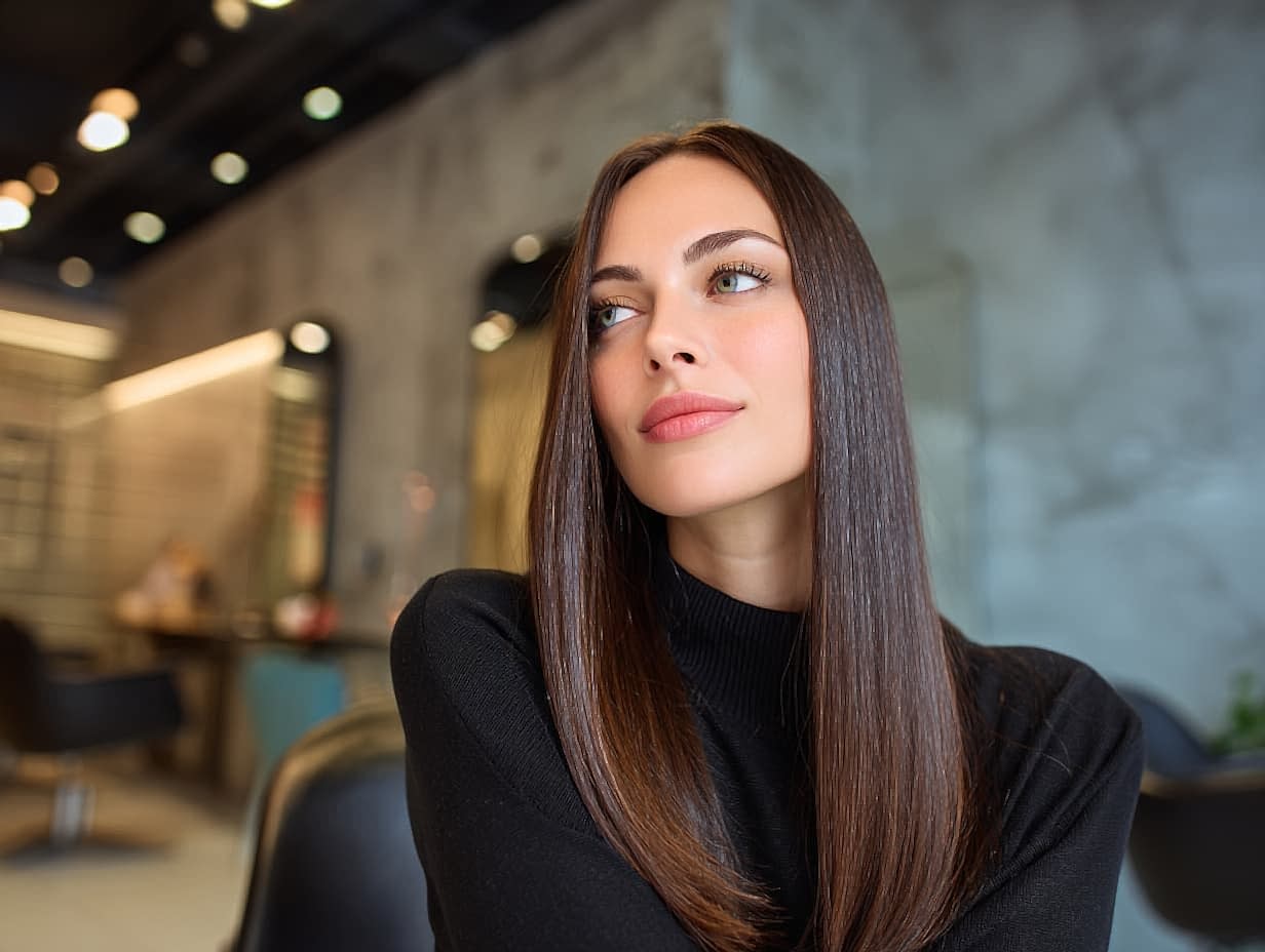 Protein terapi sonrası saç bakımı, İstanbul protein saç bakımı, parlak ve sağlıklı saç görünümü